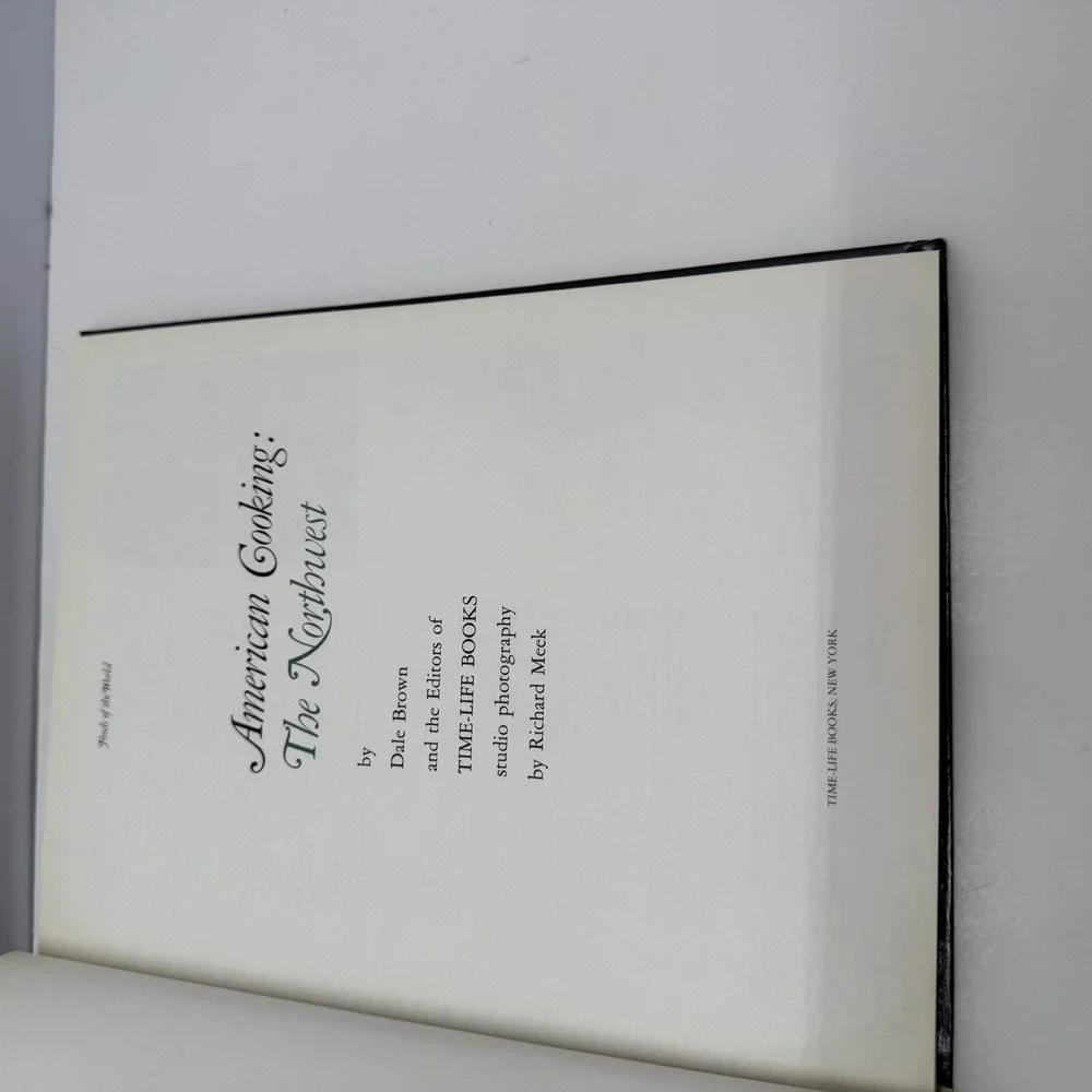Time Life Foods of the World American Cooking The Northwest Dale Brown 1970 HC